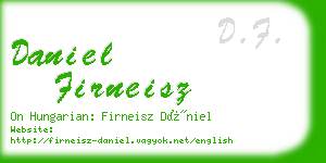 daniel firneisz business card